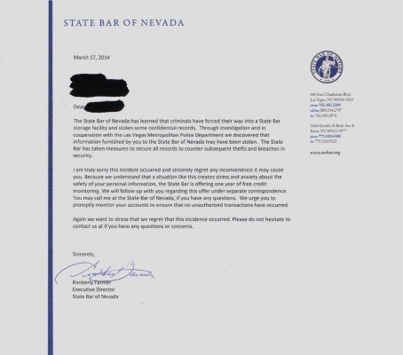 State Bar Letter