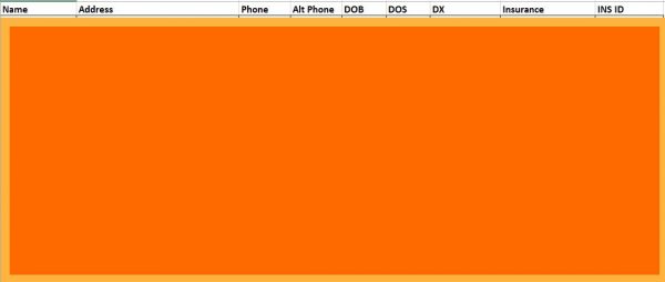 Screen shot purportedly from COUG database - redacted by DataBreaches.net. All data were in the fields were in plain text.