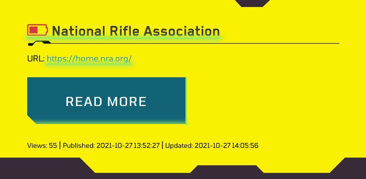 NRA listing on Grief