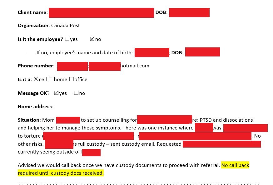 Contact Notes