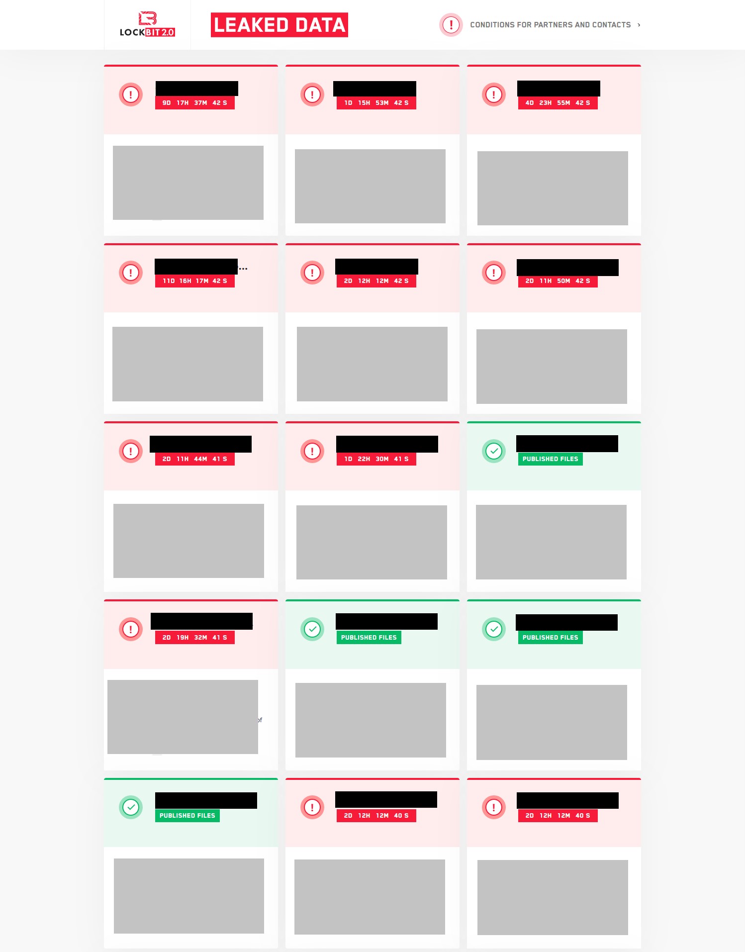 Screencap from Lockbit2.0